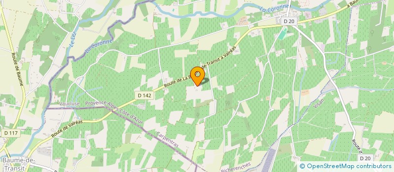 localisation de l'entreprise LA GABRIEL  RICHERENCHES