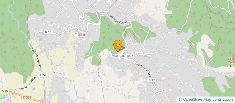 localisation de l'entreprise LA GACHETTE  MONTAUROUX