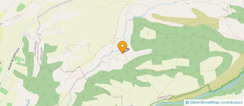 localisation de l'entreprise LA GACHORE  SAINT-JURS