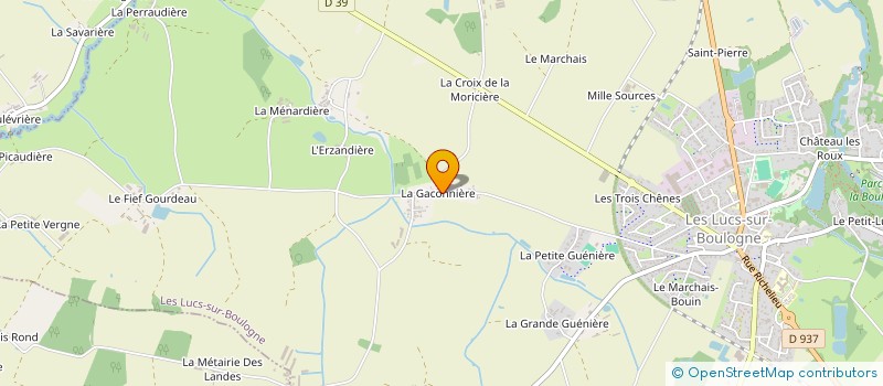 localisation de l'entreprise LA GACONNIERE à LES LUCS-SUR-BOULOGNE