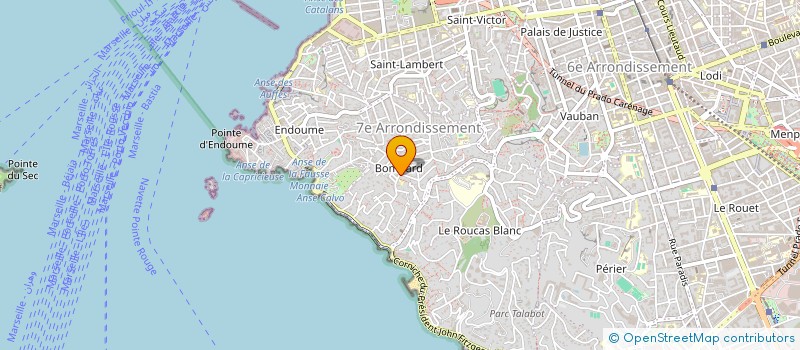 localisation de l'entreprise LA GAFFE à MARSEILLE