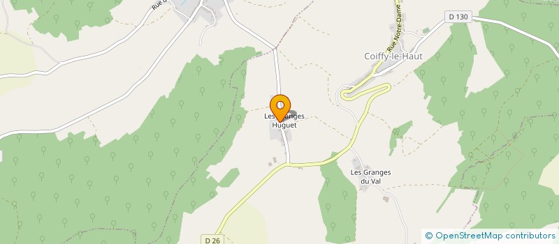 localisation de l'entreprise LA GAGEURE à COIFFY-LE-HAUT