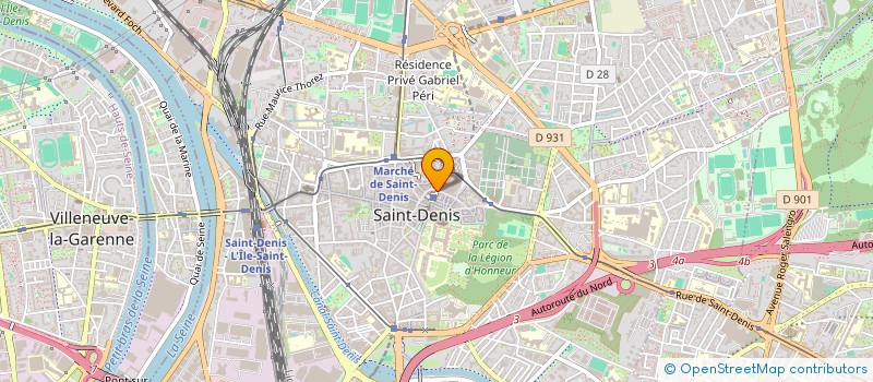 localisation de l'entreprise LA GAGNE à SAINT-DENIS