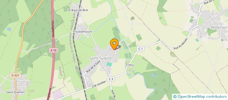 localisation de l'entreprise LA GAGNERIE à SAINT-SULPICE