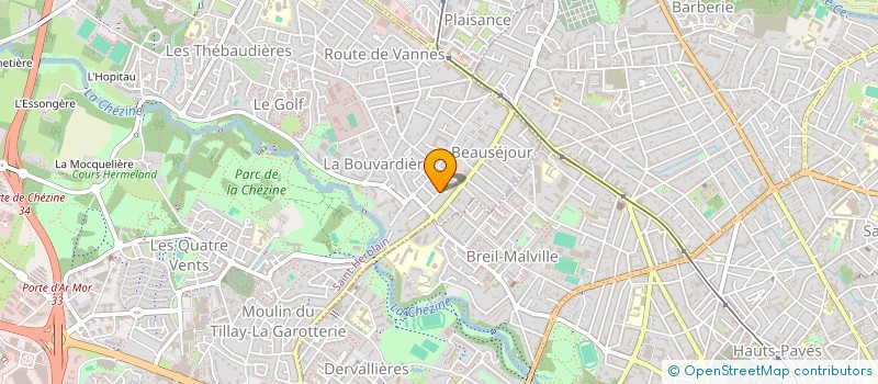 localisation de l'entreprise LA GAGNERIE à SAINT-HERBLAIN