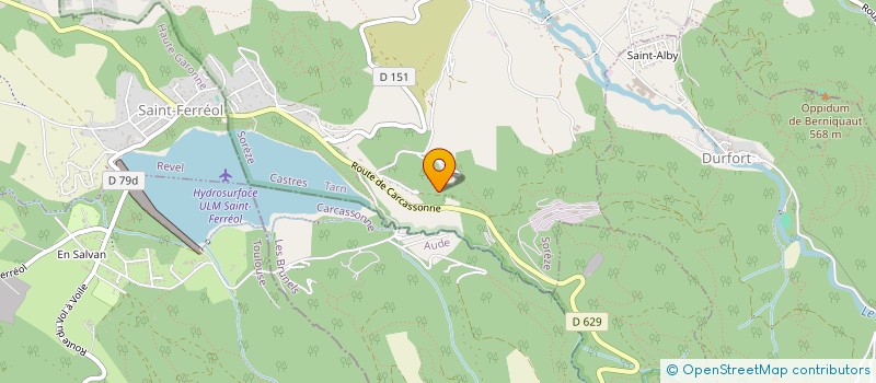 localisation de l'entreprise LA GAIA PAUGAM  SOREZE