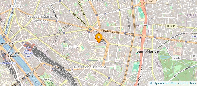 localisation de l'entreprise LA GAIETE à PARIS