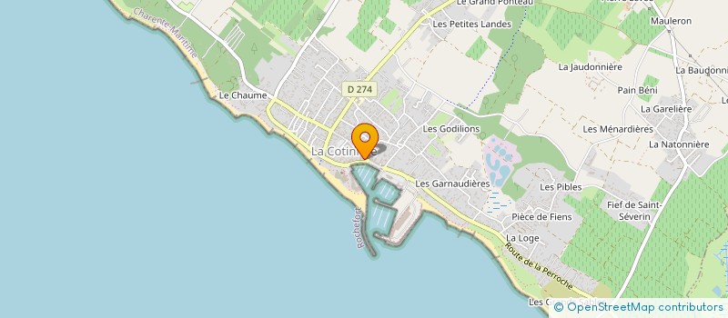 localisation de l'entreprise LA GAIETE à SAINT-PIERRE-D'OLERON