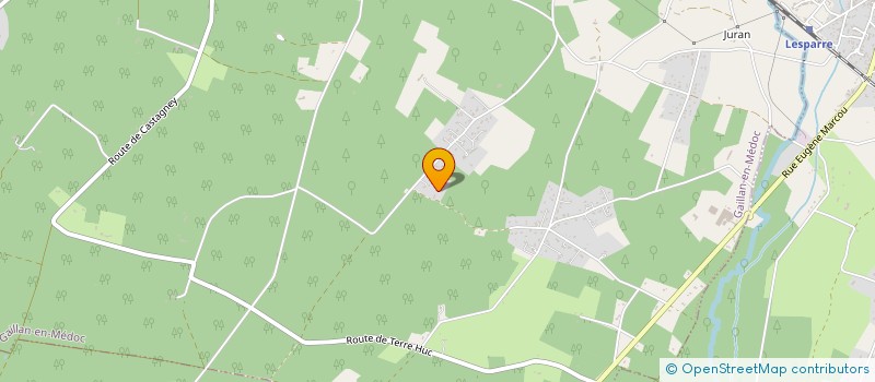 localisation de l'entreprise LA GAILLANAISE  GAILLAN-EN-MEDOC