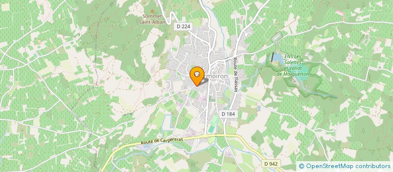 localisation de l'entreprise LA GAINERIE D'ART  MORMOIRON