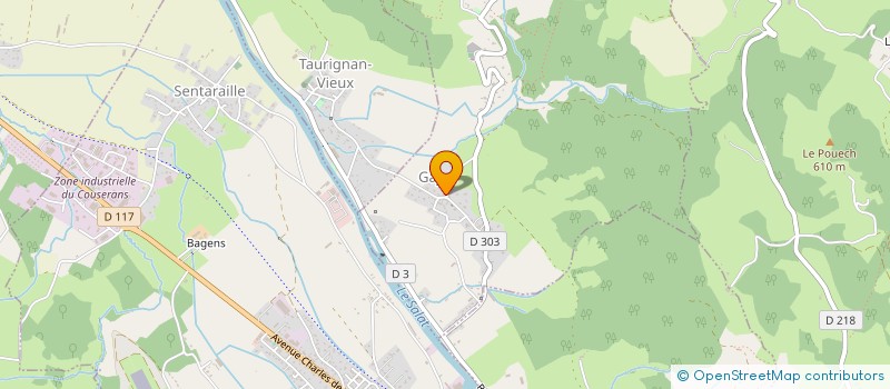localisation de l'entreprise LA GAJANAISE à GAJAN