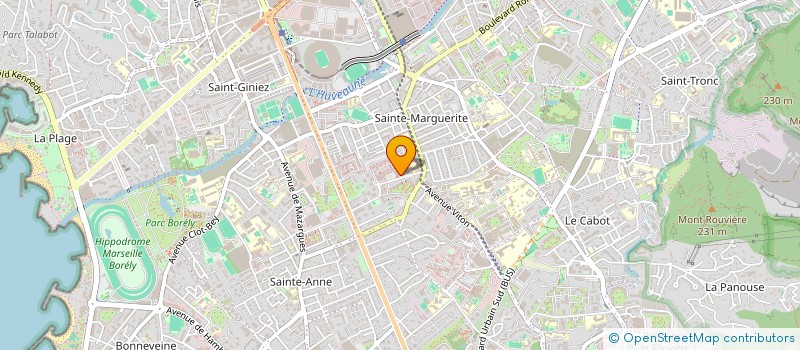 localisation de l'entreprise LA GALACTIX PHOENIX  MARSEILLE 9EME