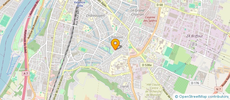 localisation de l'entreprise LA GALATEE  VALENCE