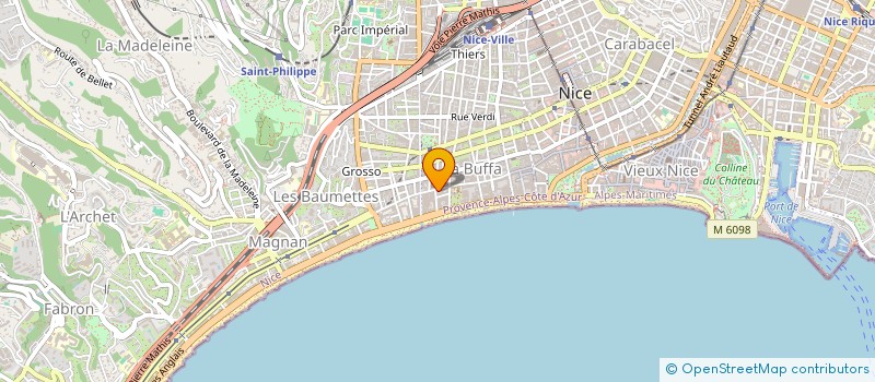 localisation de l'entreprise LA GALAXIE DES CHOCONAUTES  NICE