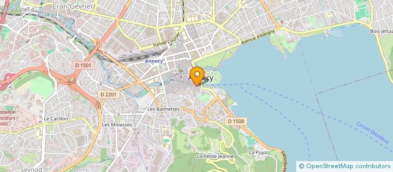 localisation de l'entreprise LA GALEJADE à ANNECY