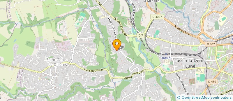 localisation de l'entreprise LA GALEJADE  TASSIN-LA-DEMI-LUNE
