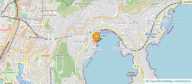 localisation de l'entreprise LA GALERE à VILLEFRANCHE-SUR-MER