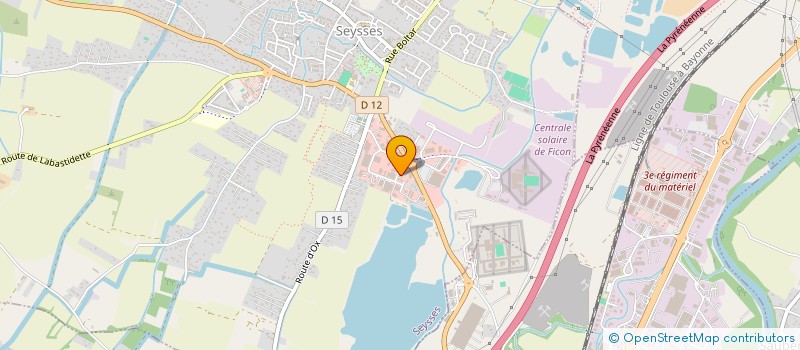 localisation de l'entreprise LA GALERE  SEYSSES