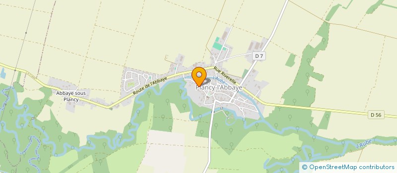 localisation de l'entreprise LA GALERE à PLANCY-L'ABBAYE