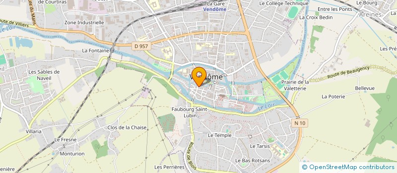 localisation de l'entreprise LA GALERE  VENDOME