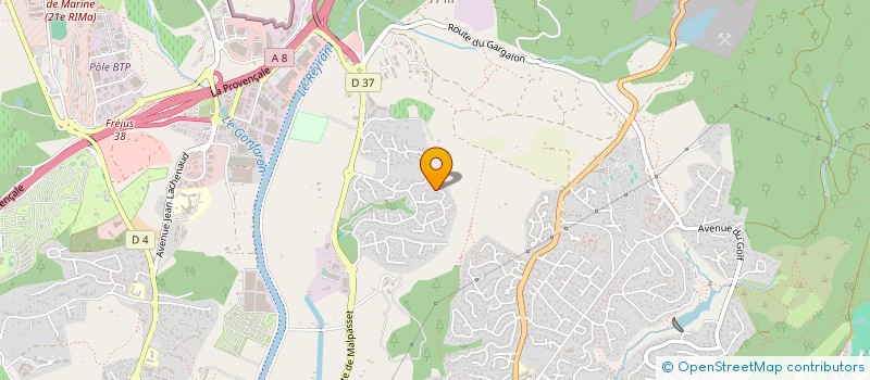 localisation de l'entreprise LA GALERIE à FREJUS