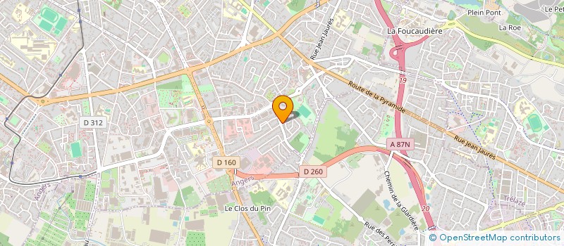 localisation de l'entreprise LA GALERIE à ANGERS