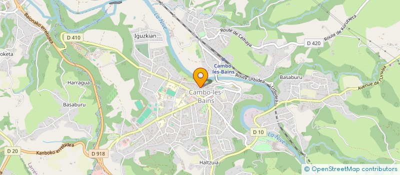 localisation de l'entreprise LA GALERIE D'ARTIGAS à CAMBO-LES-BAINS