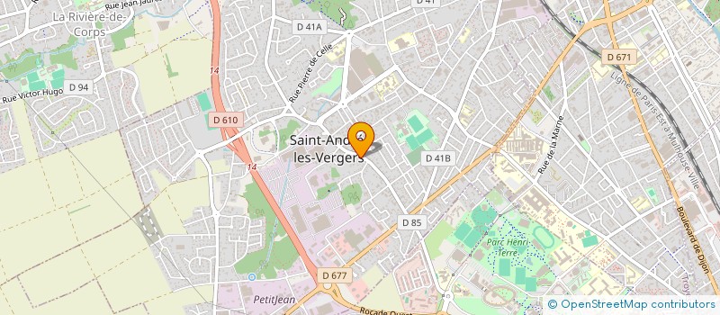 localisation de l'entreprise LA GALERIE DE-GABIAM à SAINT-ANDRE-LES-VERGERS