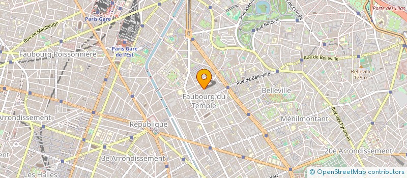 localisation de l'entreprise LA GALERIE DU BUISSON  PARIS