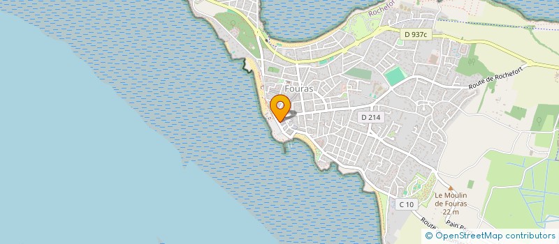 localisation de l'entreprise LA GALERIE DU FORT VAUBAN SARL  FOURAS