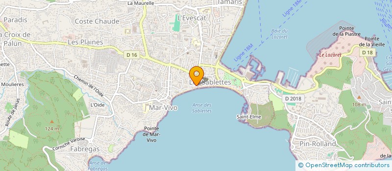 localisation de l'entreprise LA GALERIE DU GOUT à LA SEYNE SUR MER
