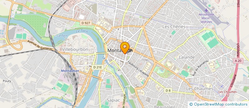 localisation de l'entreprise LA GALERIE DU PALAIS à MONTAUBAN