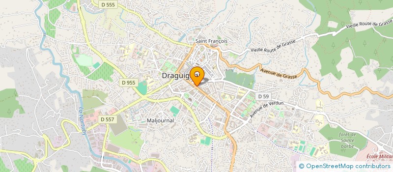 localisation de l'entreprise LA GALERIE DU PHOTOGRAPHE à DRAGUIGNAN