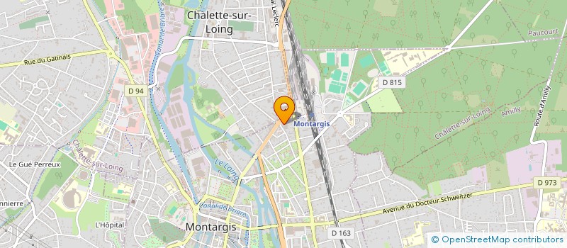 localisation de l'entreprise LA GALERIE DU STORE à MONTARGIS