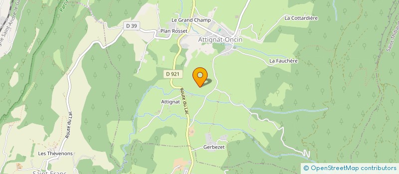 localisation de l'entreprise LA GALERIE DU TOURNANT  SAINT-ALBAN-DE-MONTBEL