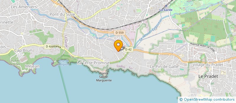 localisation de l'entreprise LA GALERIE - L'ART DE L'IMMOBILIER  BANDOL