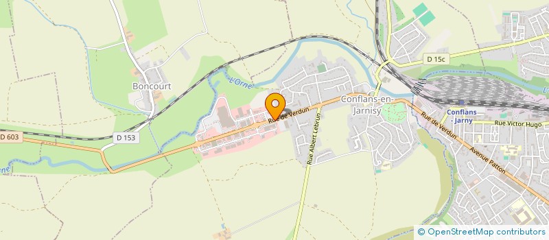 localisation de l'entreprise LA GALERIE M  CONFLANS-EN-JARNISY