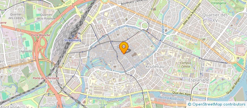 localisation de l'entreprise LA GALERIE MARCHANDE DES GRANDES ARCADES à STRASBOURG
