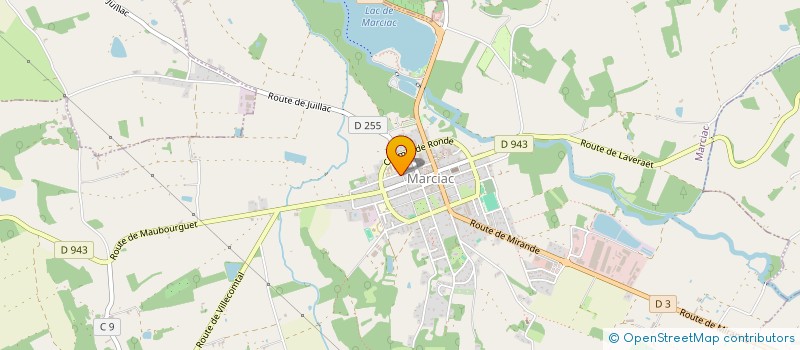 localisation de l'entreprise LA GALERIE MARCIAC  MARCIAC