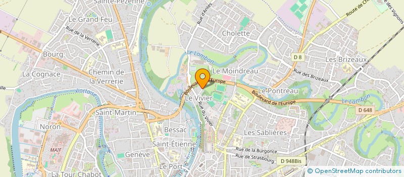 localisation de l'entreprise LA GALERIE NOMADE 79 à NIORT