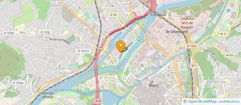 localisation de l'entreprise LA GALERIMUR  METZ