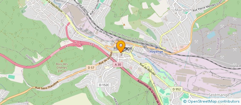 localisation de l'entreprise LA GALETIERE SARL  HAYANGE