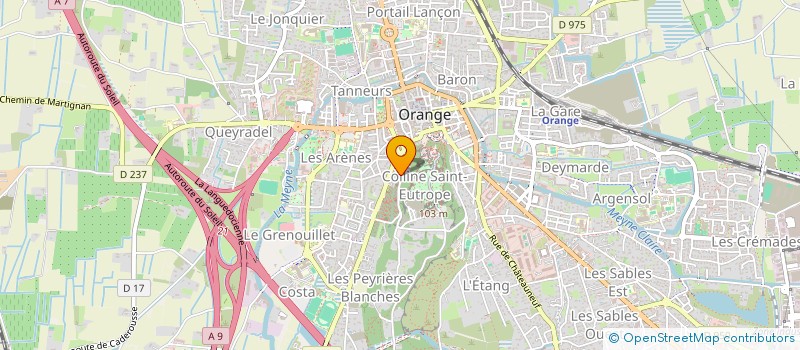 localisation de l'entreprise LA GALETTE  ORANGE