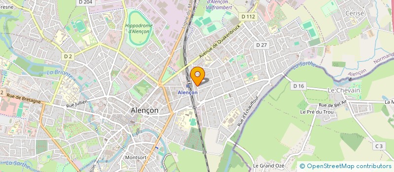localisation de l'entreprise LA GALETTE DALENCON à ALENCON