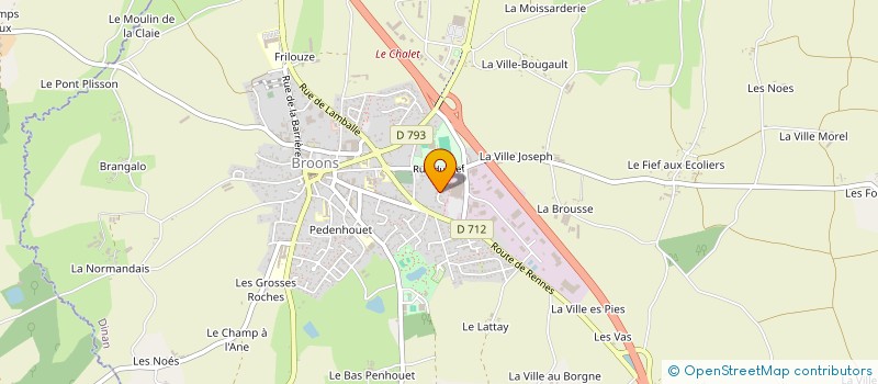 localisation de l'entreprise LA GALETTE DE BROONS  BROONS