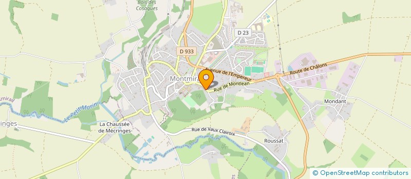 localisation de l'entreprise LA GALETTE DE VINYLE  MONTMIRAIL