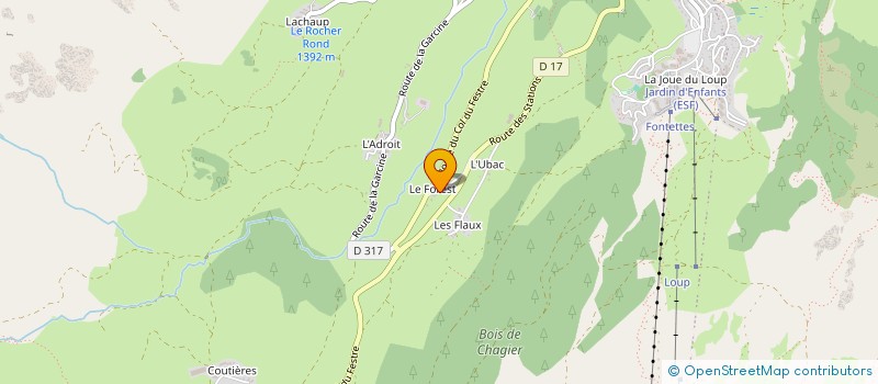 localisation de l'entreprise LA GALETTE DU LOUP à DEVOLUY