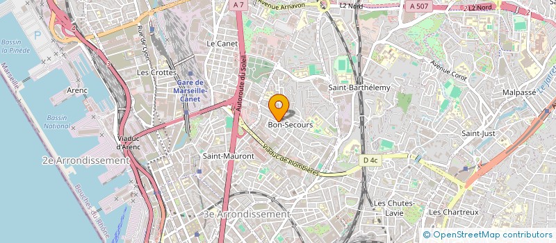 localisation de l'entreprise LA GALETTE POUR TOUS à MARSEILLE