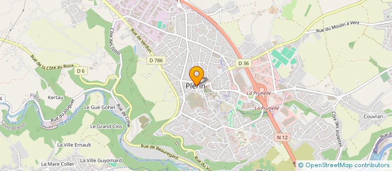 localisation de l'entreprise LA GALETTERIE à PLERIN