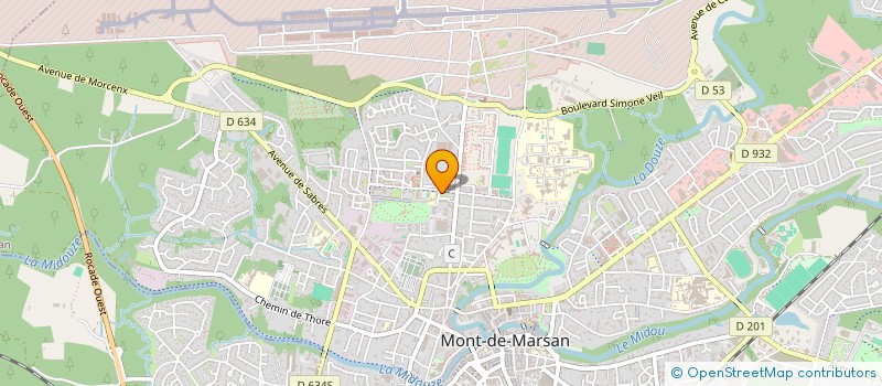 localisation de l'entreprise LA GALIHOUGNE à MONT-DE-MARSAN